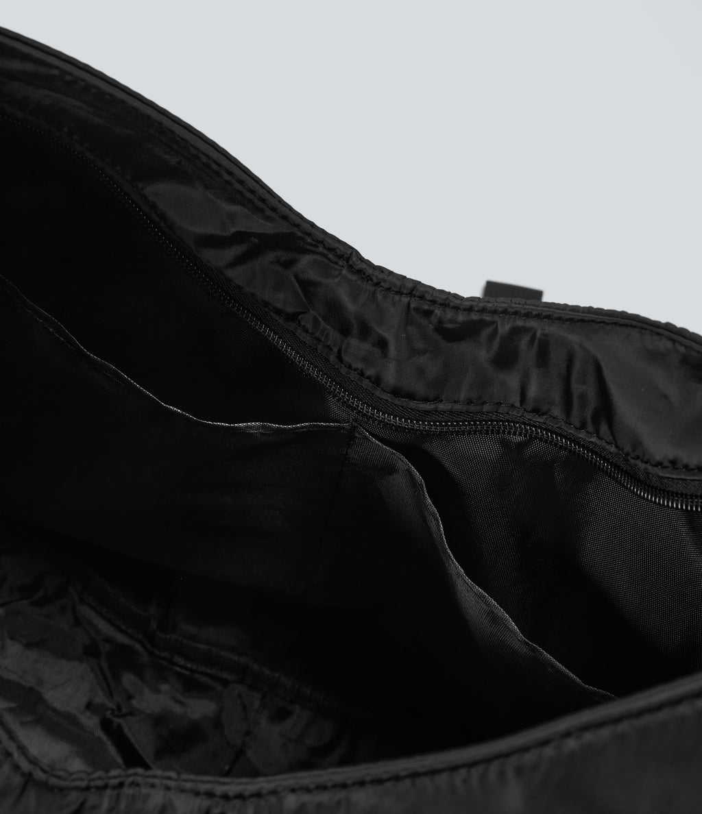 Multifunctional Single Shoulder Yoga Duffle Bag — Black — additional view