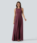 Sleeveless Quick Dry Jumpsuit with Pockets-Edition — Amaranth — view 3