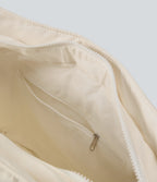 One Shoulder Large Capacity Tote Bag — Sea Pearl — view 4