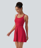 Airy Built-in Bra 2-in-1 InstantCool Mini Tennis Active Dress with Pockets-Edition — Toreador — view 3