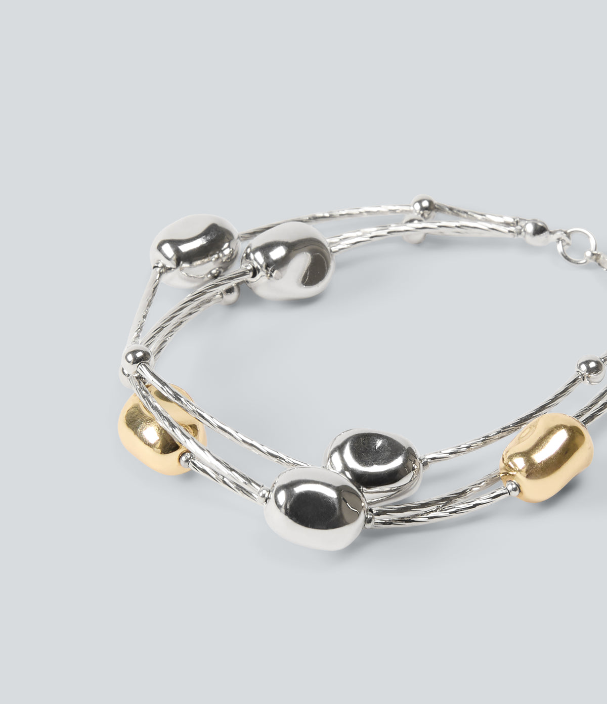 Beaded Bracelet — Silver — additional view