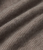 Ribbed High Waisted Tummy Control Drawstring Side Stripe Baggy Casual Trousers with Pockets — Taupe Stripe — view 7