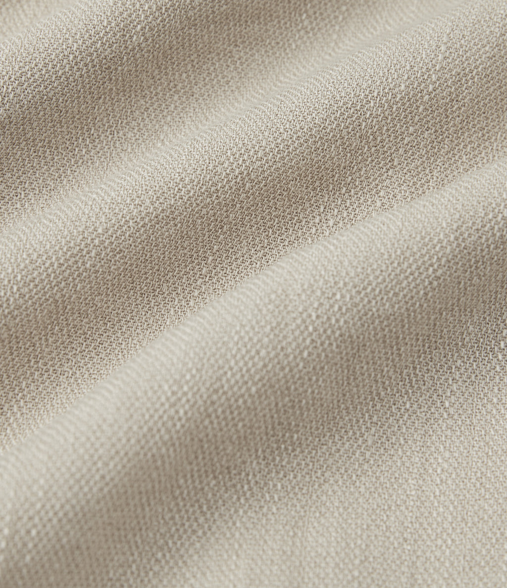 High Waisted Split Hem Maxi Casual Linen-Feel Skirt with Pockets — Overcast — view 7