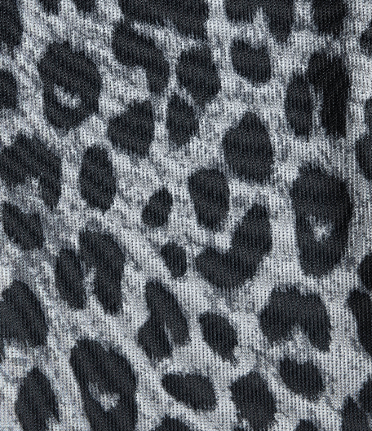 High Waisted Leopard Waffle Flare Casual Trousers with Pockets — Frosted Panther — view 8