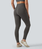 OneForm Seamless Flow High Waisted Skinny Casual Leggings — Dark Core — view 2
