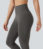 OneForm Seamless Flow High Waisted Skinny Casual Leggings — Dark Core — view 4
