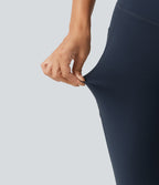 Low Rise Skinny Yoga Leggings with Pockets — Carbon — view 6