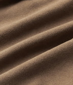 High Waisted Ruched Layered 2-in-1 Suede Mini Casual Skirt — Coca Mocha — view 8