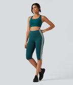 SpeedWave Medium Support Non-Removable Pad Zip Quick Dry Running Sports Bra — Spruced-up — view 8