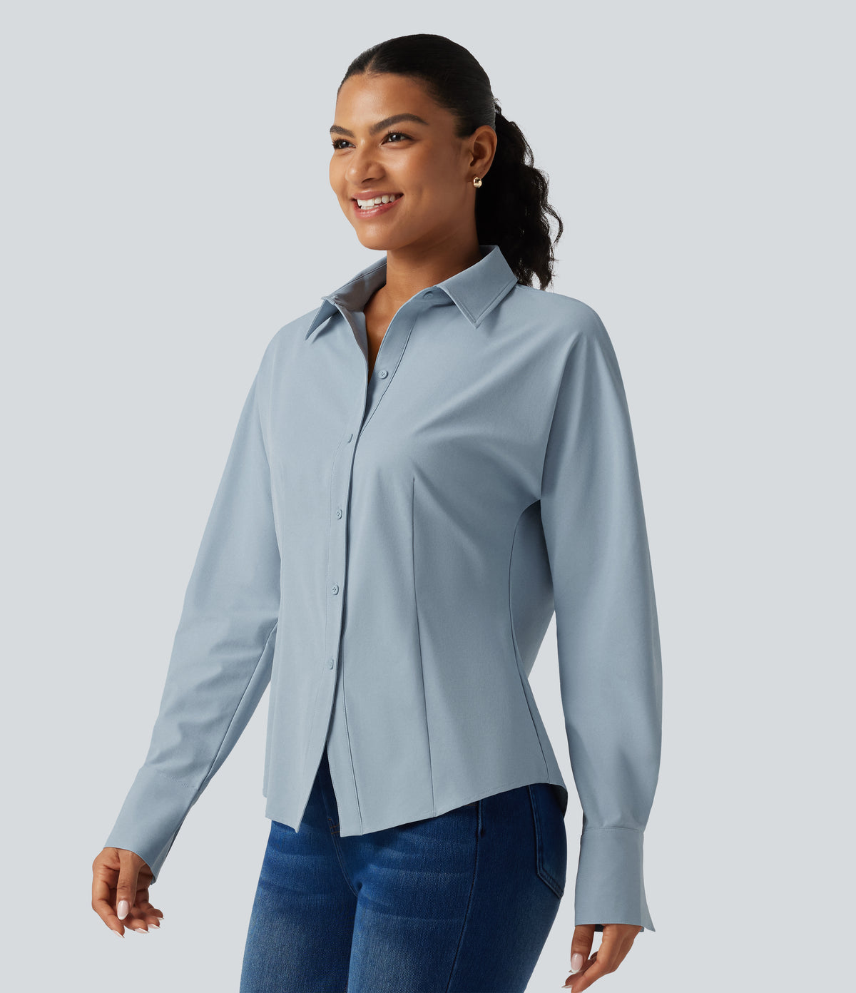 Long Sleeve Work Shirt — Mountain Spring — view 3