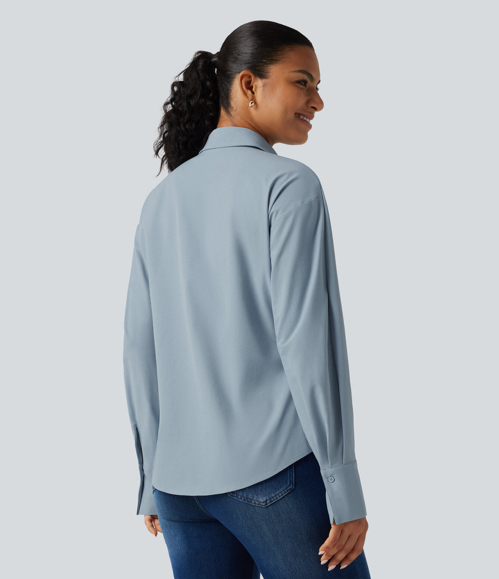 Long Sleeve Work Shirt — Mountain Spring — view 2