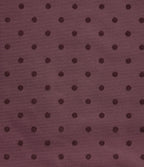 High Waisted Polka Dot Velvet Midi Casual Skirt — Syrah Red Dot — view 7