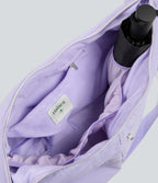 Work Crossbody Bag with Mirror Card Holder — Lavender — view 3