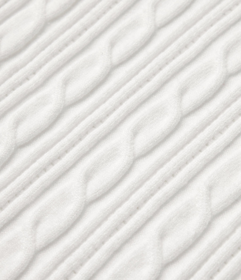 V Neck Long Sleeve Casual Jumper — White — view 8