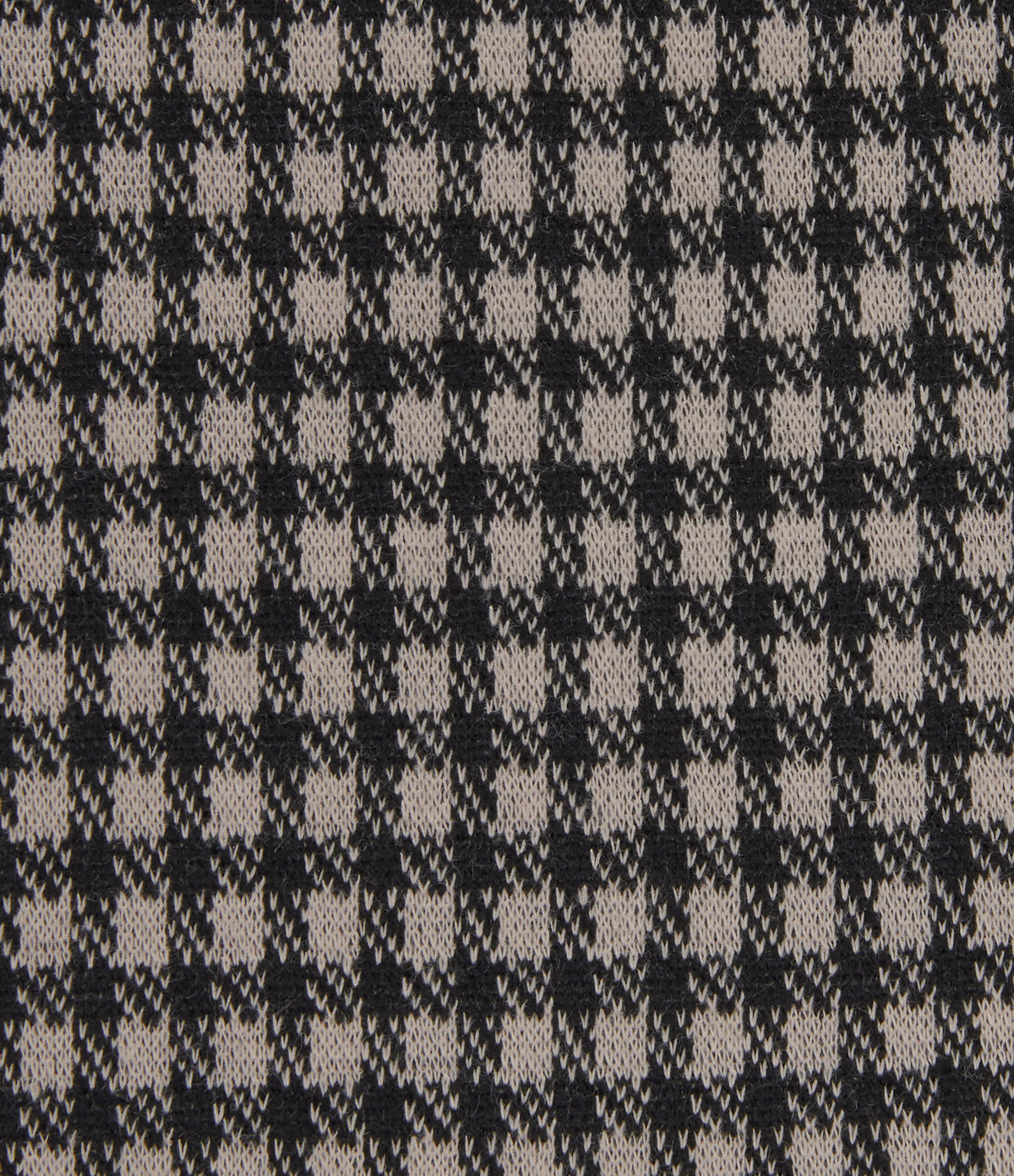 High Waisted 2-in-1 Patterned Mini Casual Skirt — Latte Night Grid — view 6