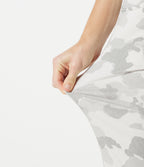 High Waisted Camo Bootcut Casual Jeans with Pockets — Camo – Light Grey White — view 6
