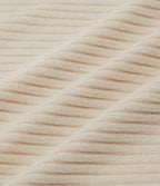 Ribbed Knit Square Neck Long Sleeve Casual Top — Whipped Taupe — view 8