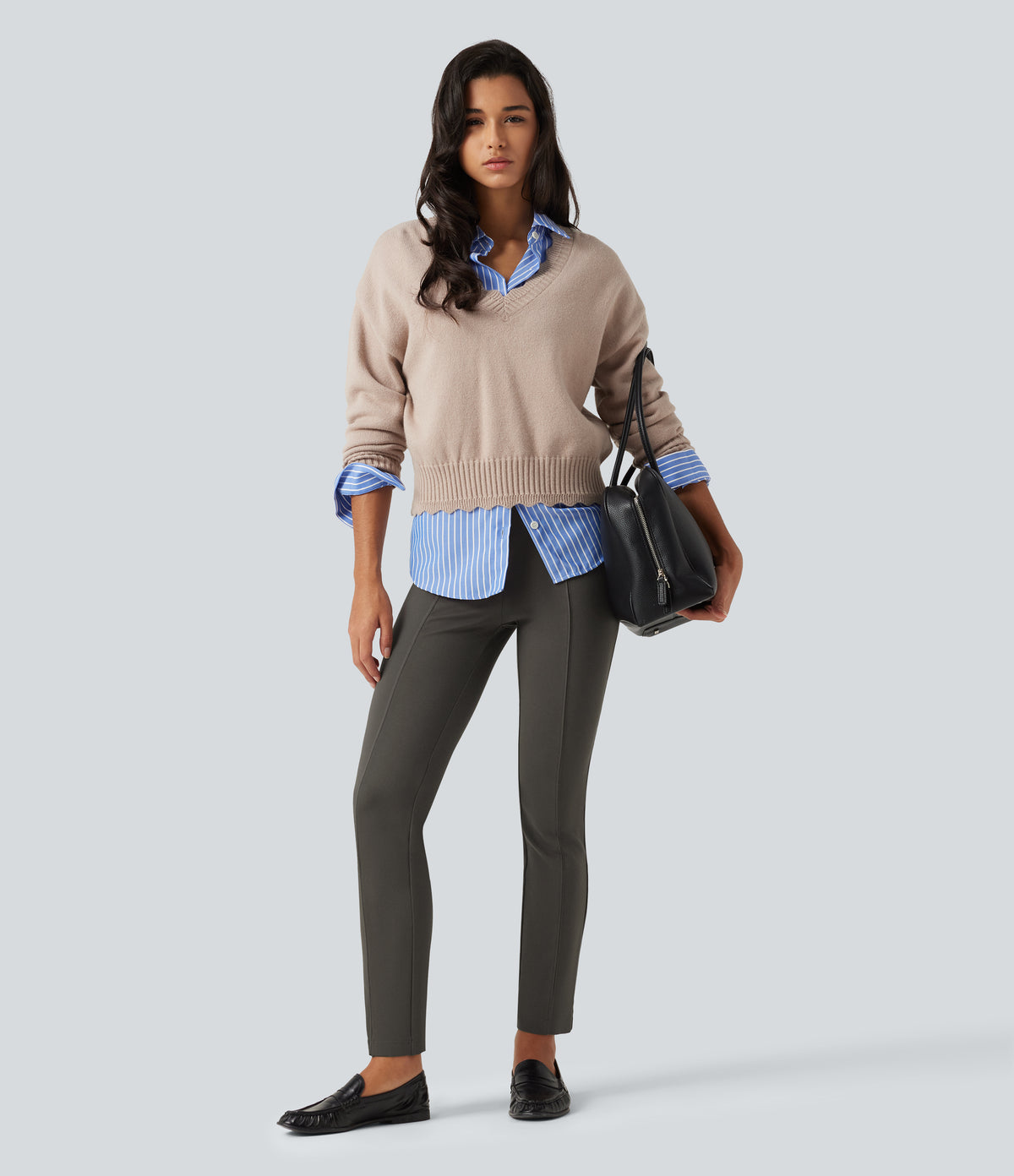 High Waisted Work Trousers — Chimera — view 7