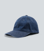 Stretch Denim Washed Baseball Cap — Gulf Stream Blue Denim — view 4