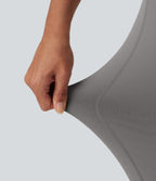 Mid Rise Casual Trousers with Pockets — Silent Storm — view 6