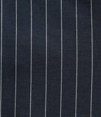 High Waisted InstantCool Stripe Work Shorts 4" with Pockets — Navy Pinstripe — view 8