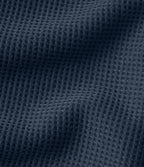 High Waisted Straight Leg Waffle Casual SweatPants with Pockets — Deep Night Blue — view 7
