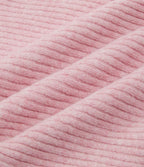 Off Shoulder Long Sleeve Thumb Hole Work Jumper — Primrose Pink — view 8