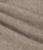 Ribbed High Waisted Tummy Control Side Stripe Drawstring Casual Joggers with Pockets — Taupe Stripe — view 7