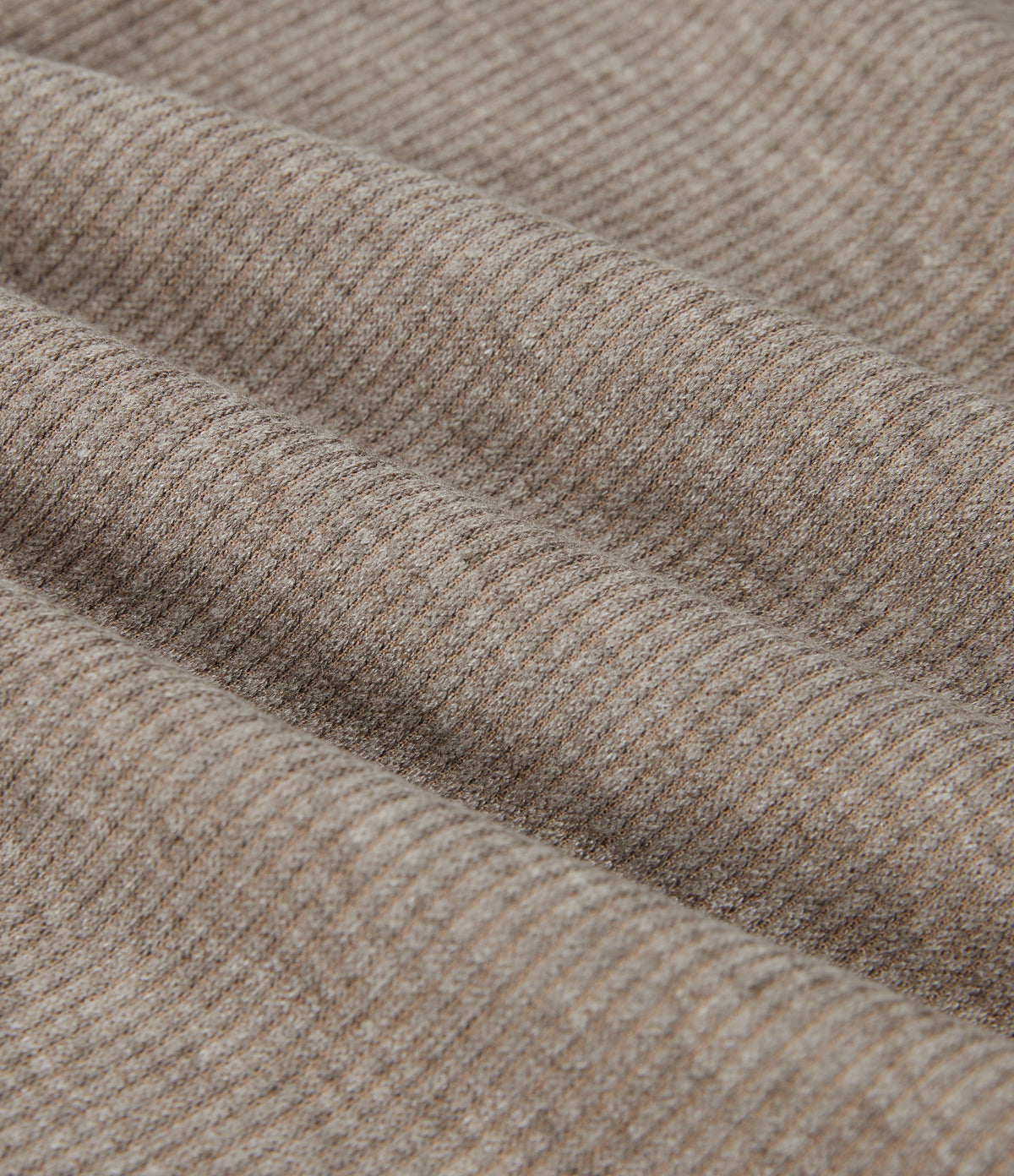 Ribbed High Waisted Tummy Control Side Stripe Drawstring Casual Joggers with Pockets — Taupe Stripe — view 7
