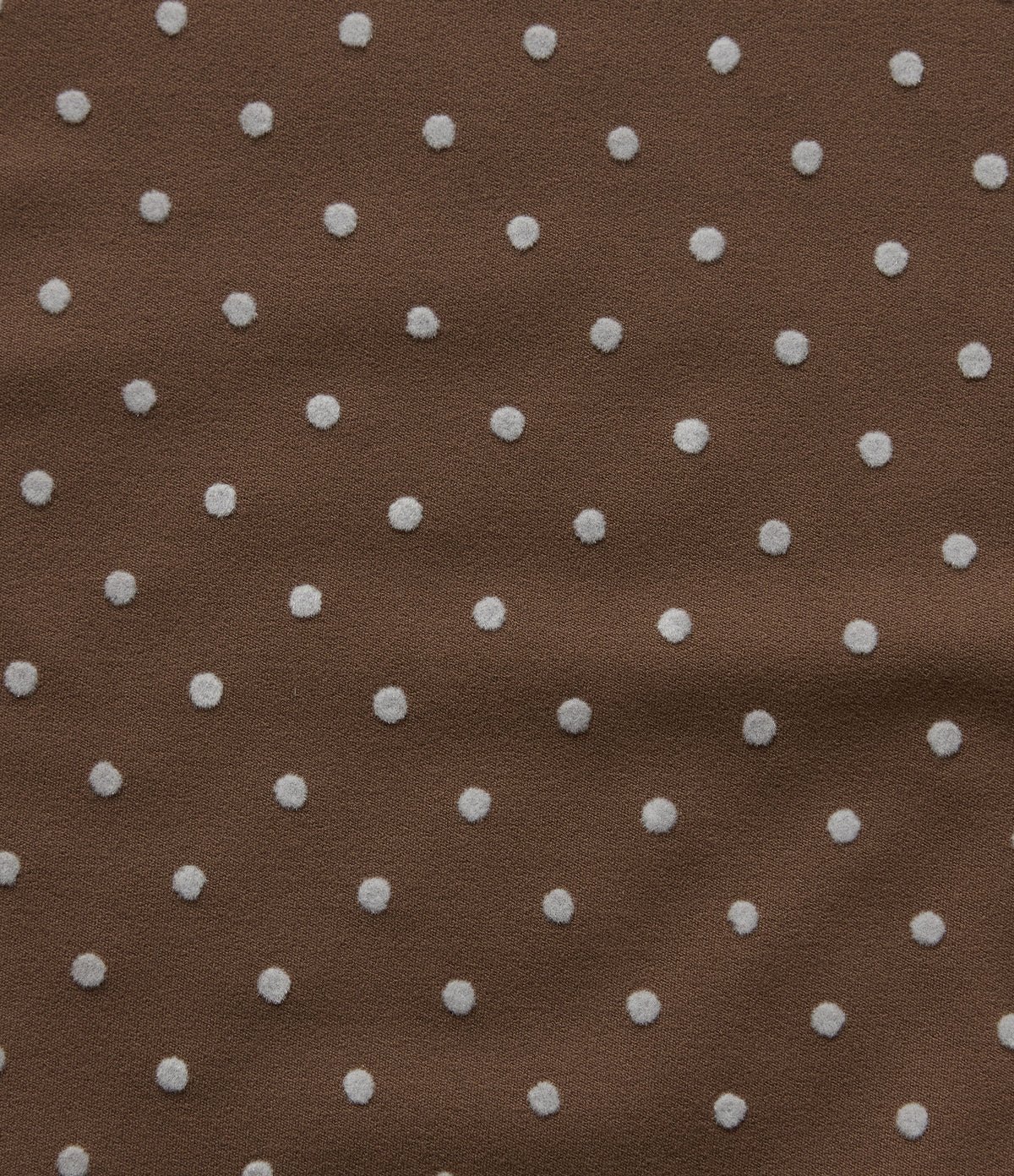 Flocked High Waisted Tummy Control Straight Leg Polka Dot Yoga Trousers with Pockets — Golden Brown Dot — view 8