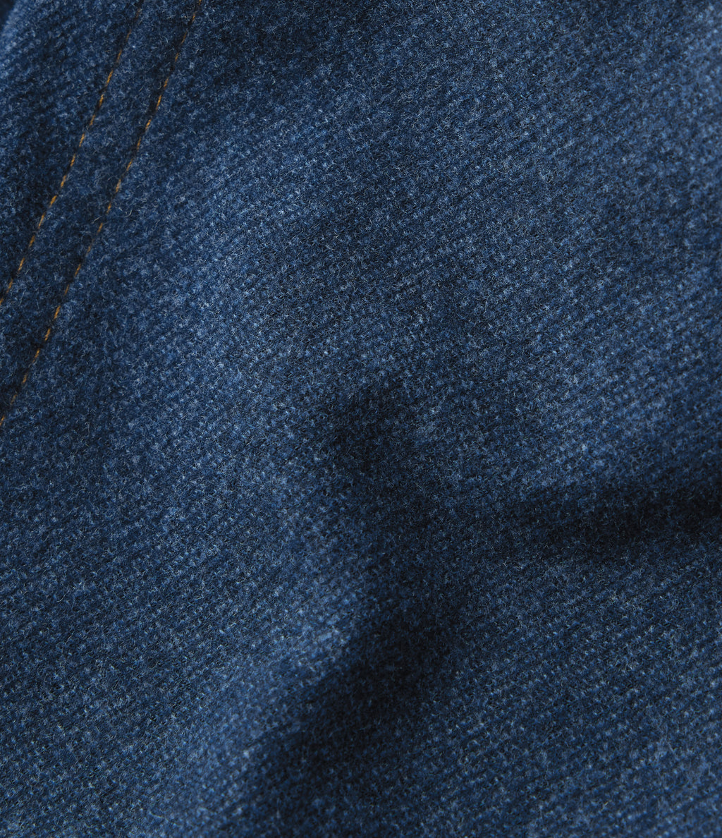 Denim Heat Mid Rise Skinny Fleece Casual Jeans with Pockets — Pageant Blue Denim — view 7