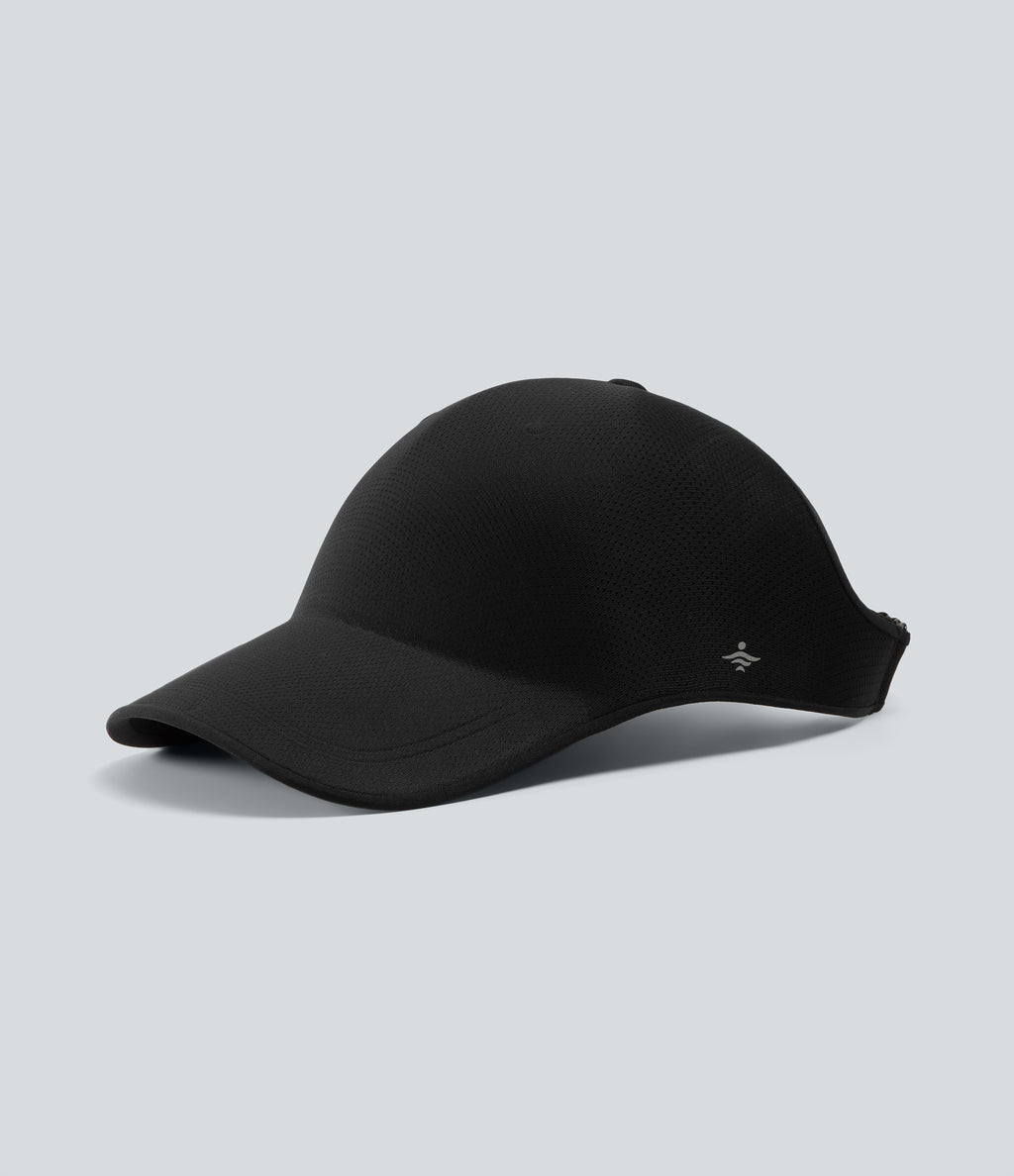 Plain Baseball Cap — Black — view 4