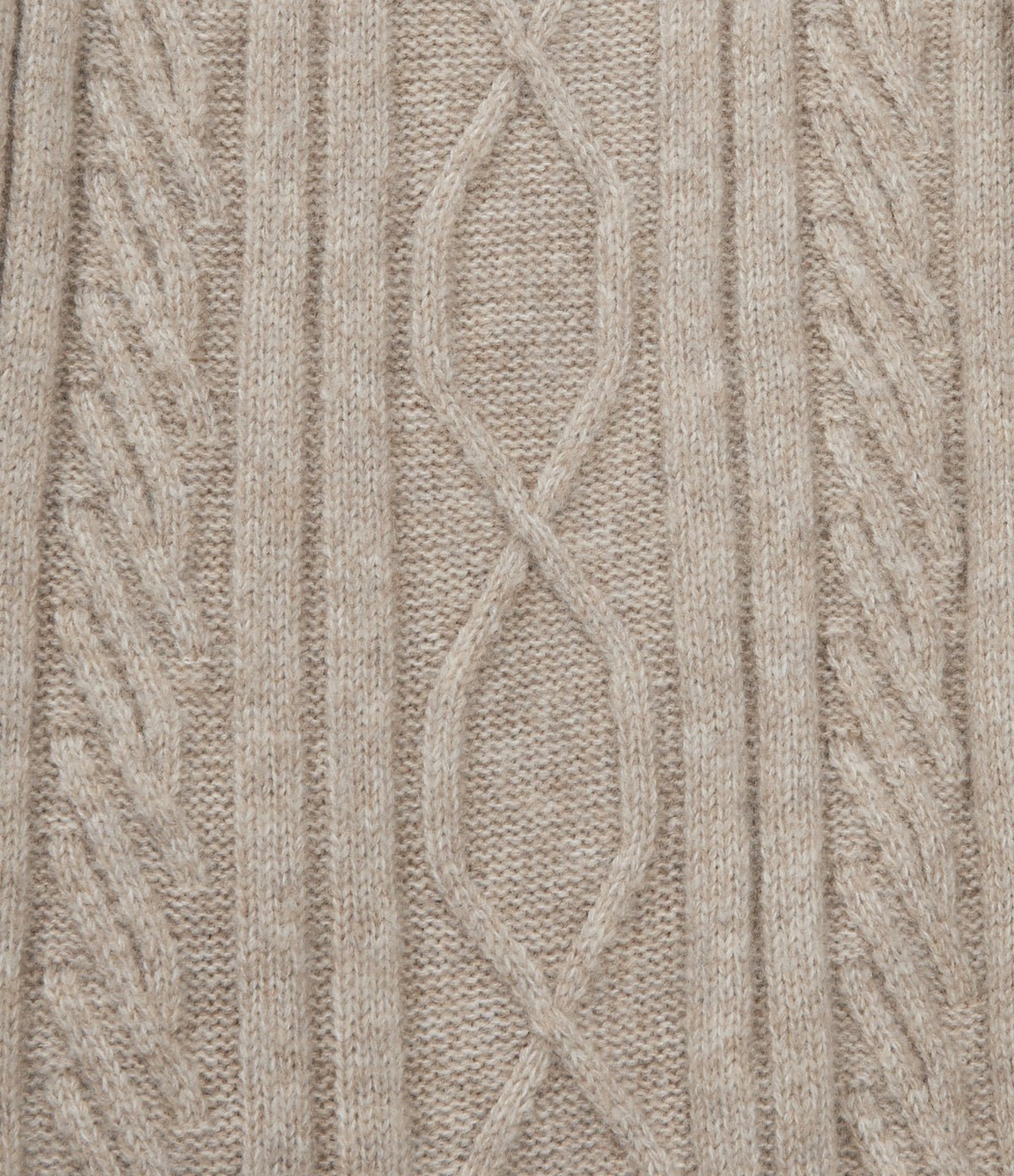High Waisted Drawstring Cable Knit Lounging Sweater Trousers with Pockets — Oxford Tan — view 7