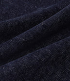 High Waisted Baggy Work Trousers with Pockets — Always in a Mood - Dark Blue — view 8