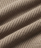Round Neck Long Sleeve Ruffle Hem Work Jumper — Dark Reddish Brown — view 8