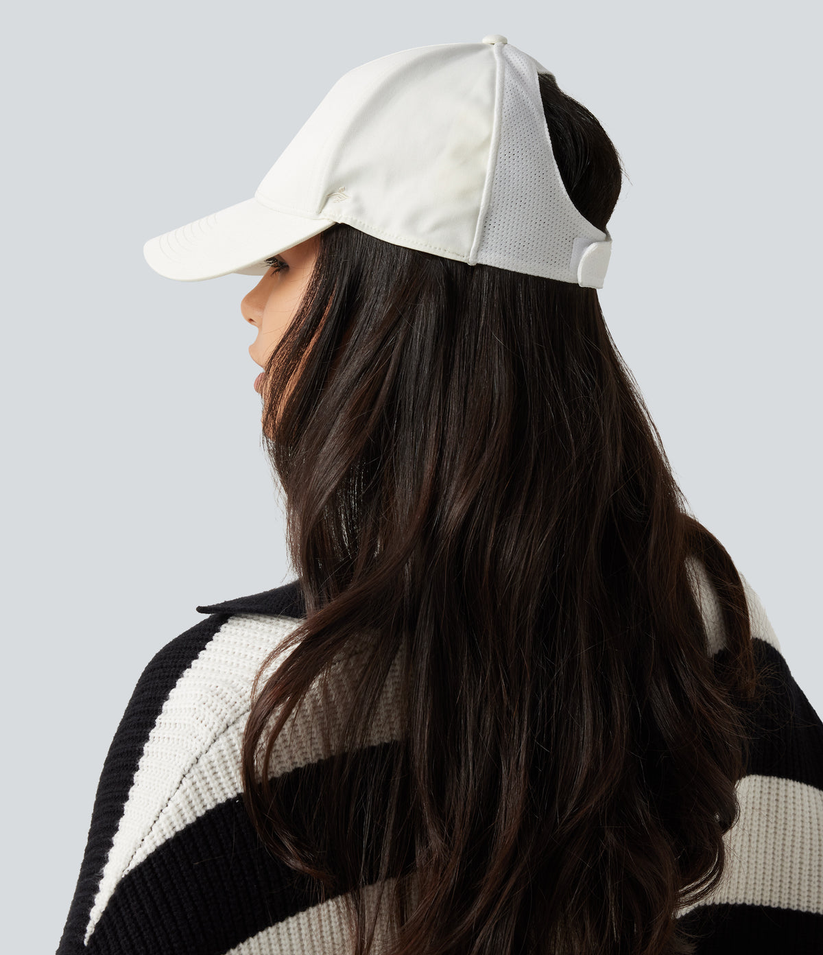 Plain Casual Baseball Cap — Cheese White — view 6