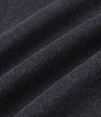 V Neck Dropped Shoulder Long Sleeve Casual Sweatshirt — Navy — view 8