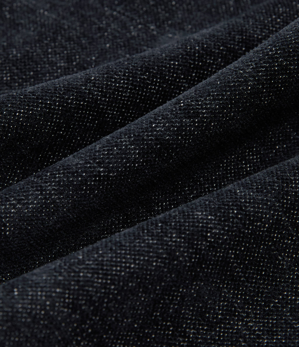 High Waisted Drawstring Baggy Casual Trousers with Pockets — Dark Navy — view 8