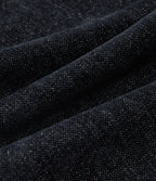 High Waisted Drawstring Baggy Casual Trousers with Pockets — Dark Navy — view 8