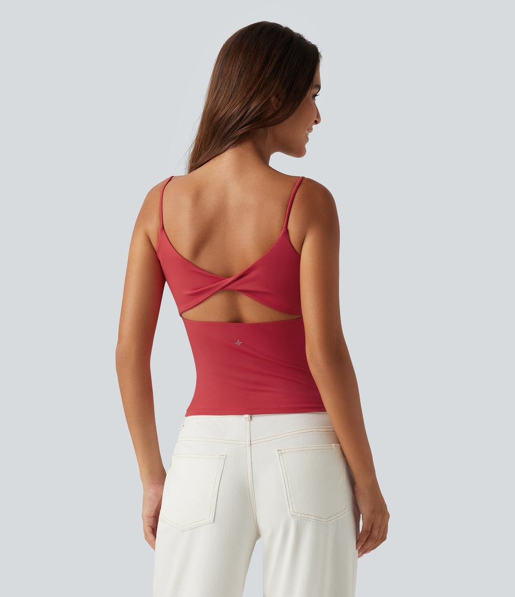Airy Cut Cut InstantCool Casual Tank Top — Salsa — view 2