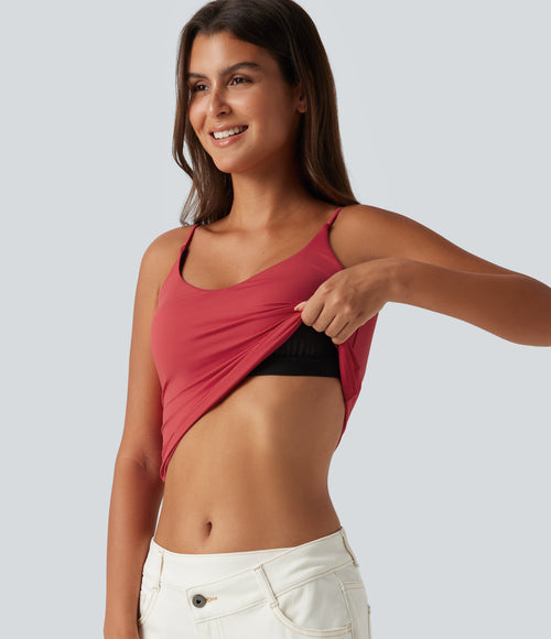 Airy Cut Cut InstantCool Casual Tank Top — Salsa — view 1