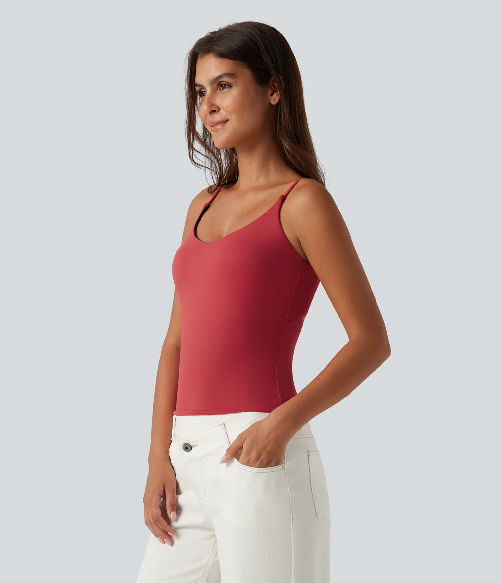 Airy Cut Cut InstantCool Casual Tank Top — Salsa — view 4