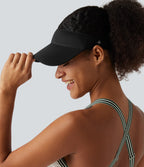 Yoga Visor Hat — Black — additional view