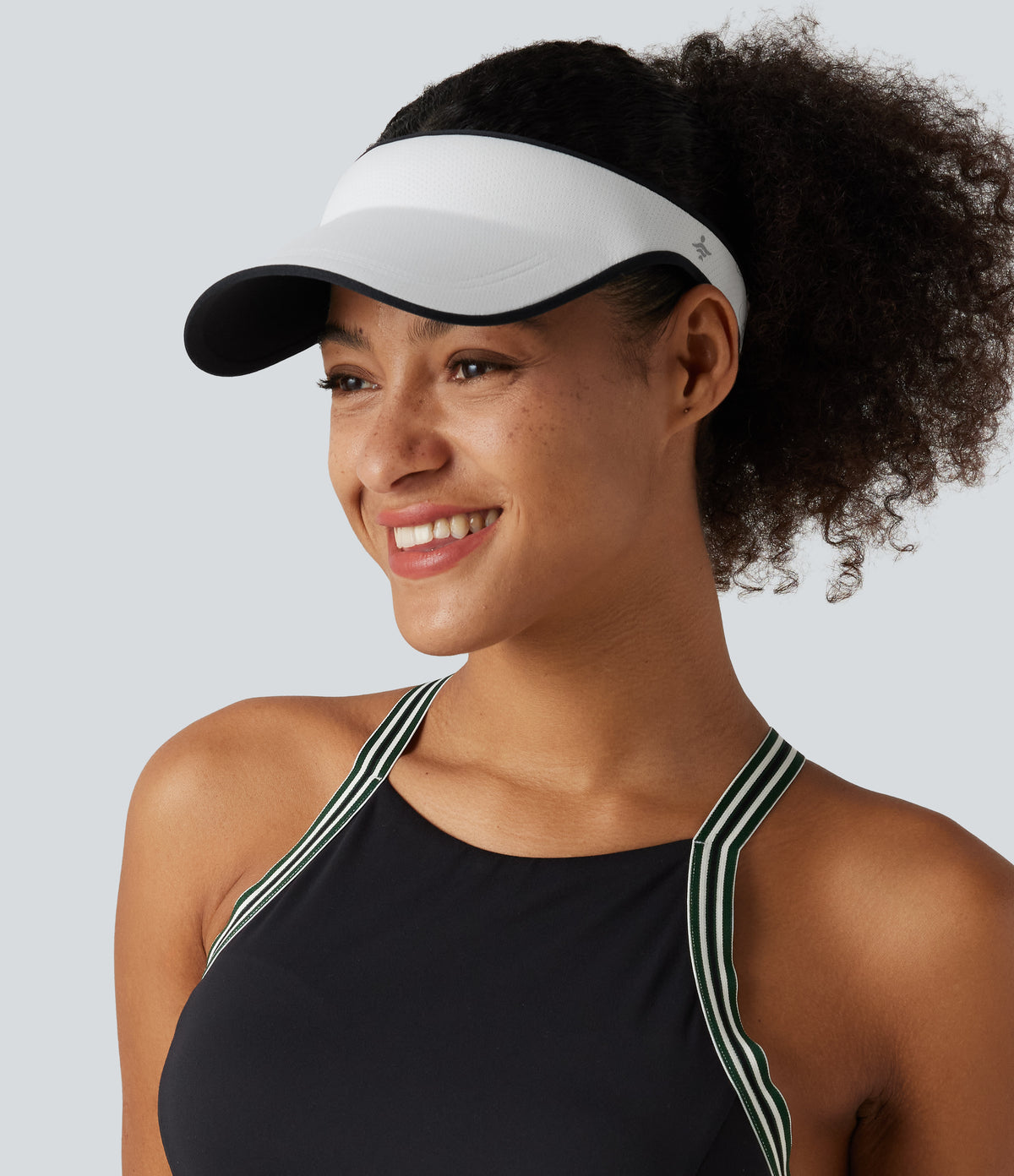 Yoga Visor Hat — White — view 2