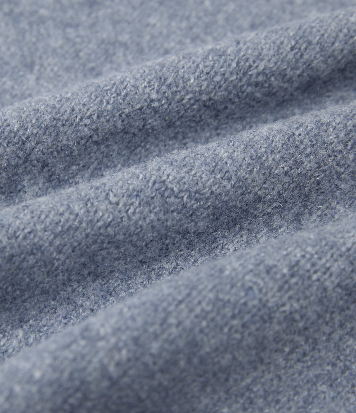 Round Neck Long Sleeve Work Jumper — Light Blue — view 6