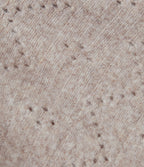 High Waisted 2-in-1 Open Knit Mini Casual Sweater Skirt — Chateau Gray — view 8