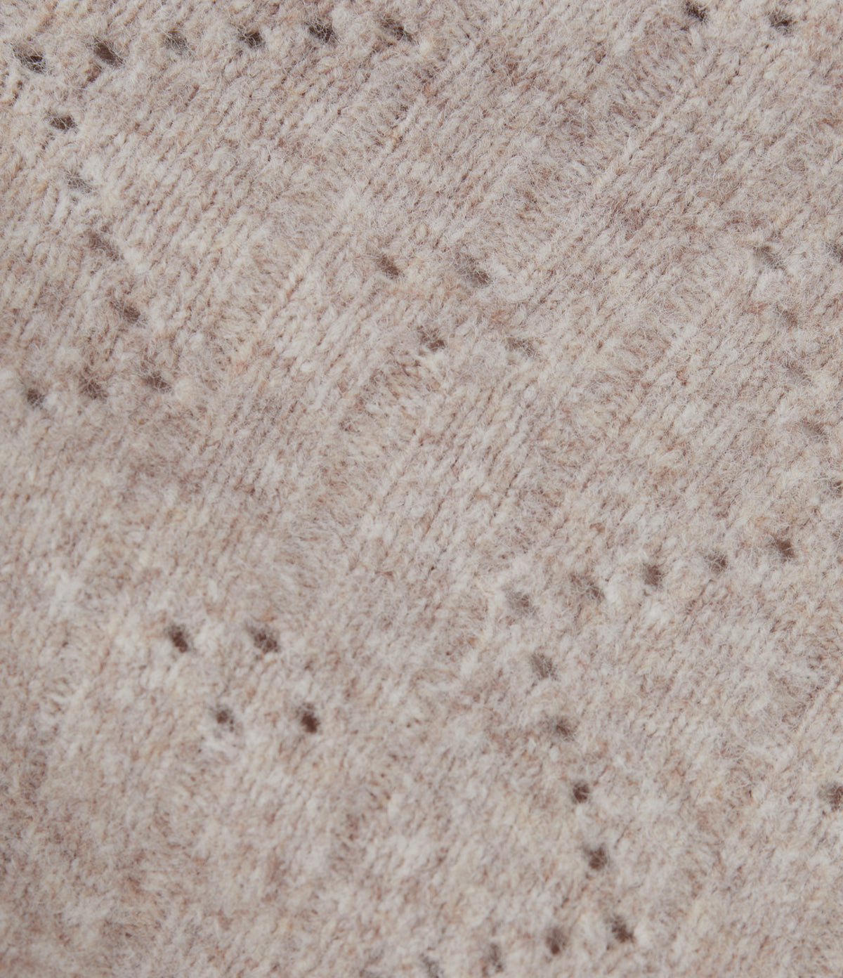 High Waisted 2-in-1 Open Knit Mini Casual Sweater Skirt — Chateau Gray — view 8