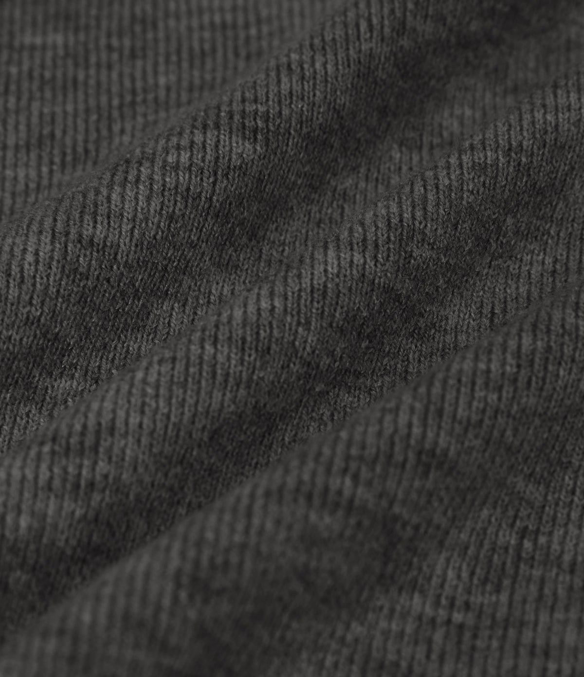 V Neck Long Sleeve Crossover Thumb Hole Casual Jumper — Dark Grey — view 7