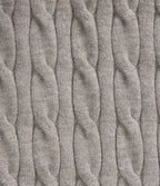 Round Neck Long Sleeve Work Jumper — Mud Tea Gray — view 7