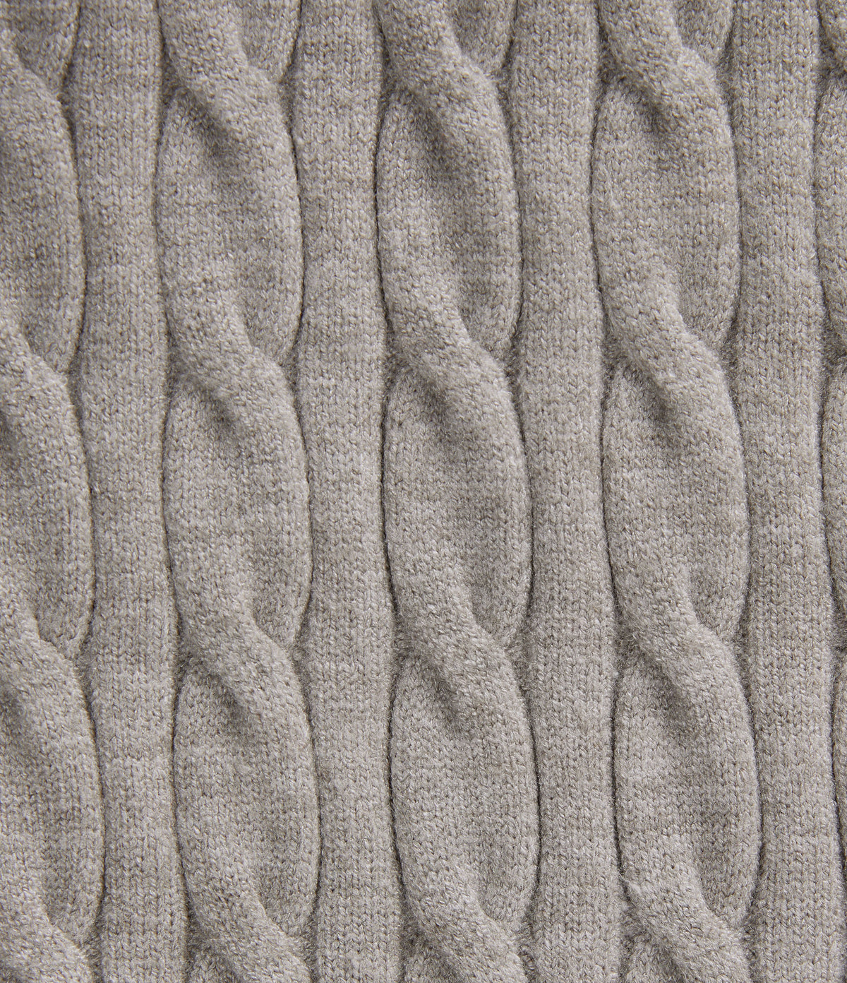 Round Neck Long Sleeve Work Jumper — Mud Tea Gray — view 7